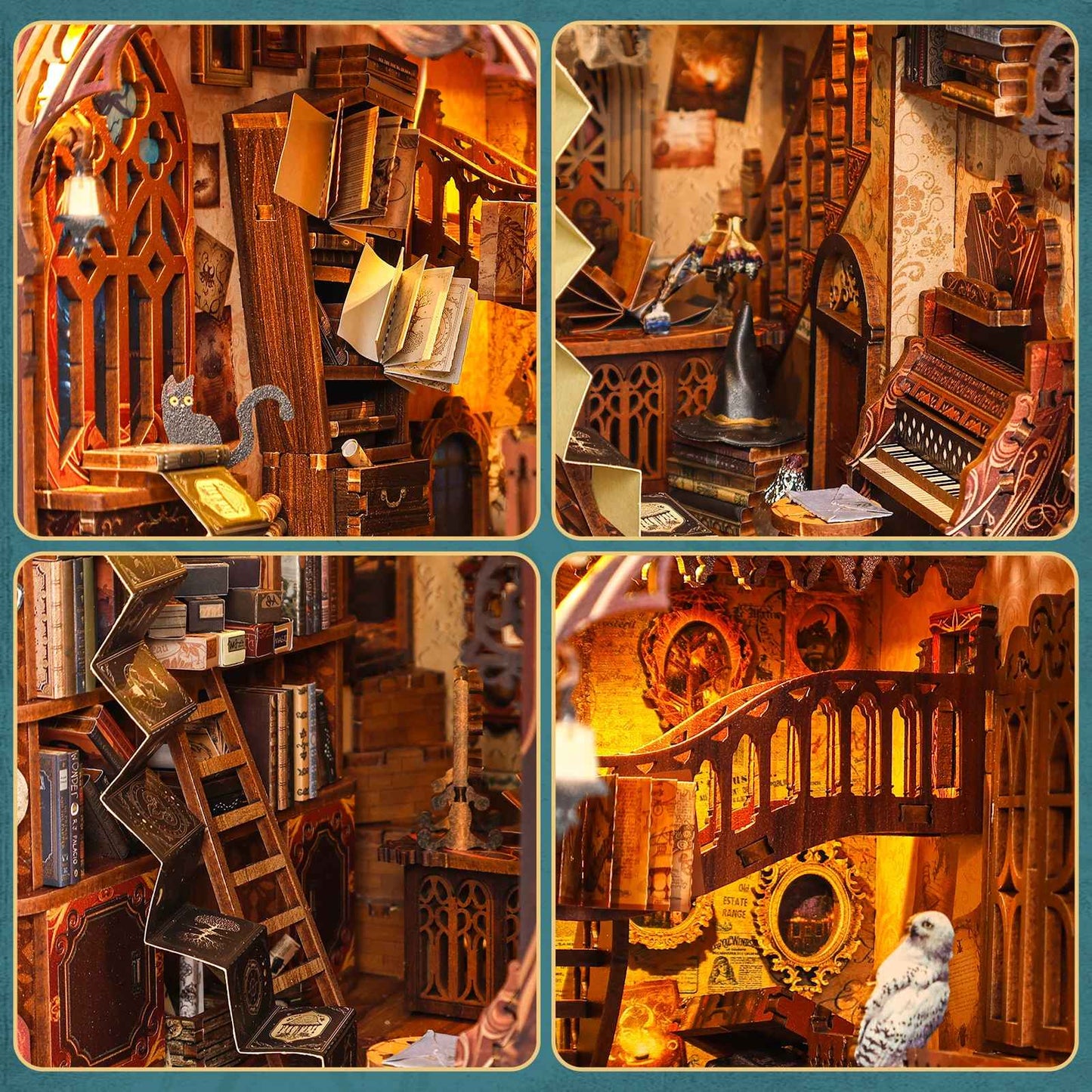 Wooden Wizardz™ Library Nook